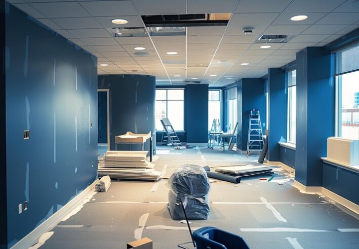 unfinished-modern-office-space-renovation-walls-are-freshly-painted-blue-new-furniture-is-visible-room-generative-ai_262708-36841
